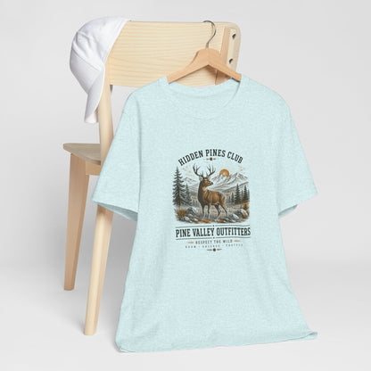 Pine Valley Outfitters Deer T-Shirt | Vintage Hunting & Outdoor Graphic Tee